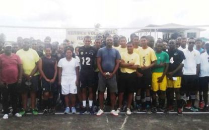 Port Mourant Training Centre 1 starts 2017 volleyball season on winning note