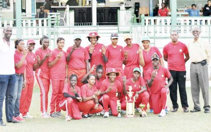 GCB’s Women’s Inter-County cricket…Campbelle’s unbeaten hundred gives Berbice title