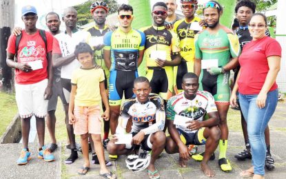 GCF 75-mile Road Race…Jamal John (Snr), Briton John (Jr) and Lear Nunes (Vets) emerge tops in opening event