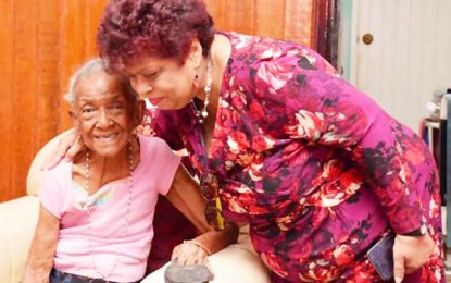 Social Protection visits Friendship Centenarian