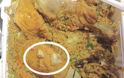 Consumers appalled after tooth found in Chinese fried rice