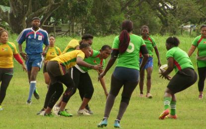 Female ruggers celebrate International Women’s Day