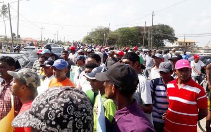 Hundreds protest Rose Hall estate “closure”