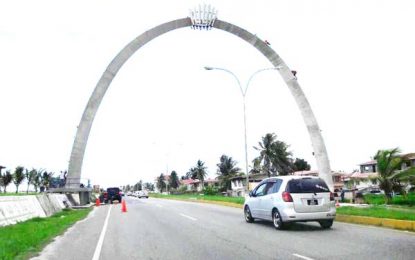 ECD arch to be completed Sunday