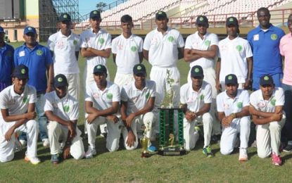 Hand-in-Hand Inter-County U-19 cricket …Demerara retains 50-over title