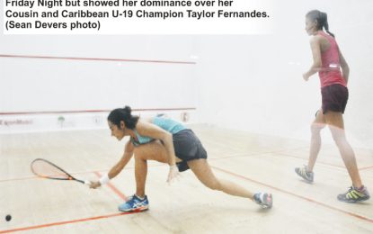 Digicel Senior Nat Squash C/Ships… Exciting Men’s semis  highlight Friday’s action