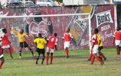 Top Brandz Corona Invitational football…‘Tigers’ devour Black Peal 13-0; Camptown needle GFC; Police trounce Beacons 14-1