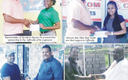 Sponsors continue support for Guyana Cup  horserace Meet at Rising Sun August 13