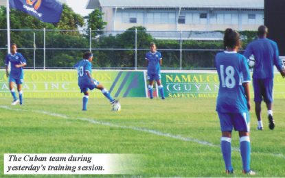 CONCACAF U-17 World Cup Qualifying… Exciting dual expected as Cuba match skills  with Barbados this evening at Leonora