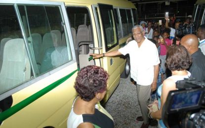 President Granger commissions new school buses