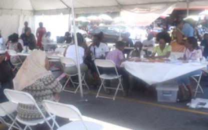 Health fair unites church, community at Stabroek Square