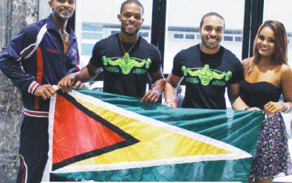 Grimes, Khan shine on debut  at Suriname Bodybuilding  & Fitness Comp.