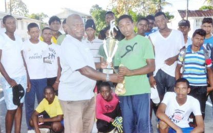 Royal Tapeball Academy…Tucville Sec beat Cummings Lodge Sec to take PKK Barcellos Narine & Company Trophy