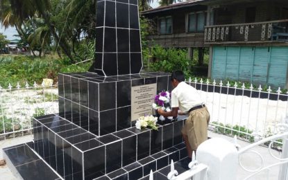 Essequibo observes 145th anniversary of the Devonshire Castle uprising