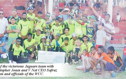 Sans Souci Jaguars capture V Net T20 title in Wakenaam