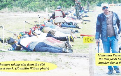 GuyanaNRA 150th Anniversary Shoot/WIFBSC Caribbean C/ships… As the action heats up, Persaud  still enjoys slim lead in X-Class