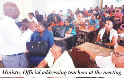 Education Ministry continues to  update teachers on new policies