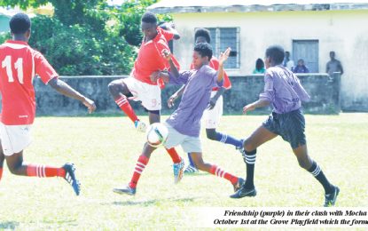 GFF/NAMILCO Thunderbolt Flour  Power U-17 League – East Bank FA… Grove consolidate at the top;  Friendship, Herstelling and  Highway United also win