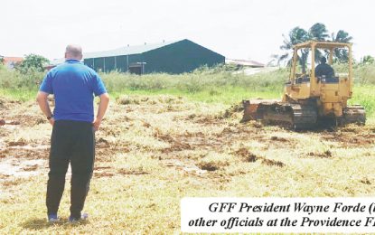 Works begin at GFF National Training  Centre – FIFA Forward Programme