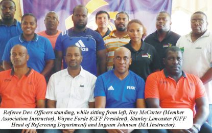 GFF concludes Technical Instructor’s workshop