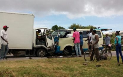 Head-on collision leaves 14 hospitalised