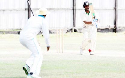 GCB/CGI 3-day Franchise League…Chanderpaul (91), Surujpaul (58) push E’bo closer to title despite Khan’s 5-37