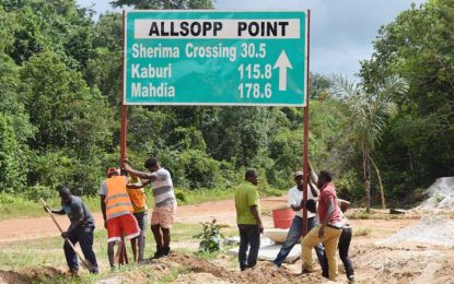 MPI erects new signage for Allsopp Point