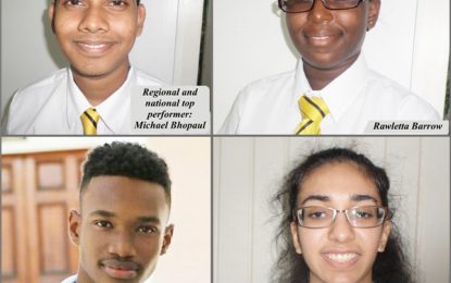 CXC identifies seven Guyanese students for top awards – QC’s Michael Bhopaul secures four