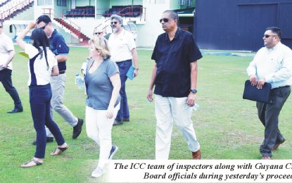 ICC officials inspect National Stadium  ahead of 2018 Women’s t/20 World Cup