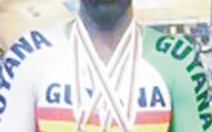 Veteran cyclist  James Joseph  puts Guyana  on the  map  with world  record