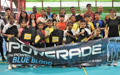 Banks DIH Aqua & Powerade Christmas Badminton Singles tournament concludes