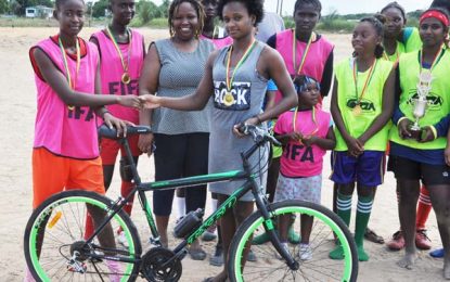 EBFA/RHTY&SC Female 5-A-Side ….Pink Queens emerge champs; Lizzann Lavroux is MVP