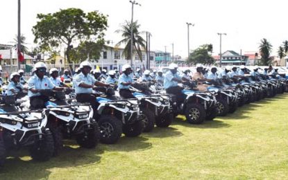 In time for Christmas, police deploy more vehicles today