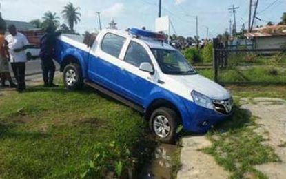 Berbice rank in hot water for damage to new vehicle