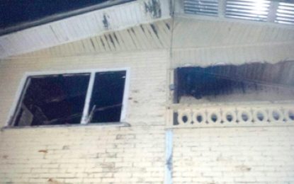 Nine homeless after fire guts home in Amelia’s Ward