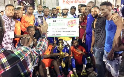 Mohamed’s Enterprise/New Era Entertainment Futsal Tourney…NK Ballers and Hard Knocks split top prize money, Silver Bullets third