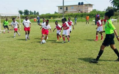 Smalta Girls 11 and Under Football…South and West Ruimveldt lead winners on opening day