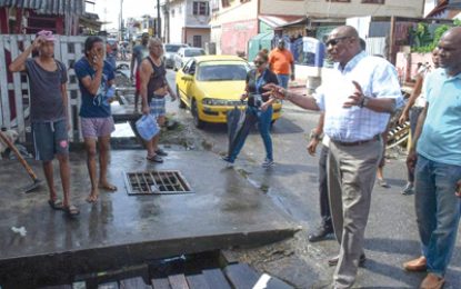 CLEAN-UP EFFORT – Albouystown