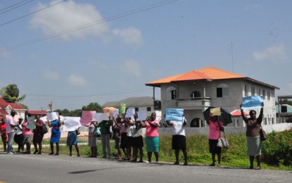 Sweeper-cleaners stage picketing exercise in Region Five