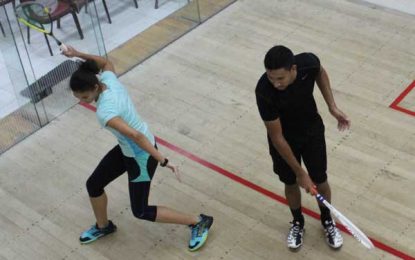 GSA/Bounty Farm Handicap Squash Caribbean Champion Taylor Fernandes win on opening night