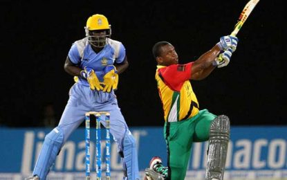 Could this be the second coming of Chris Barnwell?  He is back with a bang for Guyana Jaguars