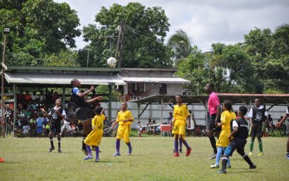 GFF/Pele Alumini Frank Watson U15 League – EBFA Agricola’s Brian Lambert bangs 5 past Diamond United as they take over lead