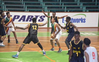 GABA 2018 Knockout Basketball Tourney…Guardians go one up in Second Division three-game finals against Colts