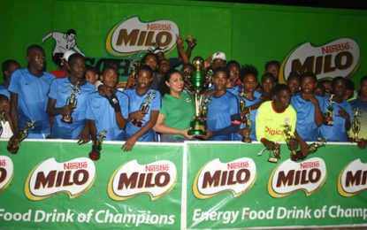 Milo Schools’ Under-18 Football tournament … Zion Gray’s hat-trick fires Sir Leon Lessons to 1st championship title