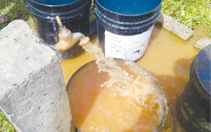 GWI disinfects Tapakuma Well in response to Typhoid outbreak