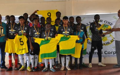 GFF/Pele Alumini Frank Watson U15 League – East Bank FA… Timehri crowned champs after draw with Mocha; Shoran James ends with 19 goals