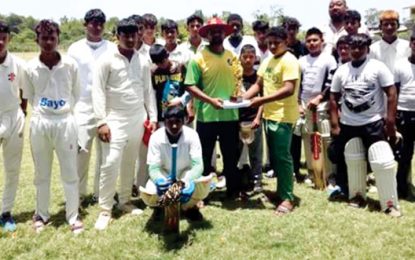 Ramnaresh Sarwan Fitness 53 U-17 Cricket officially launched by BCBoard