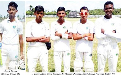 Blairmount CC congratulates National youth players on their selection