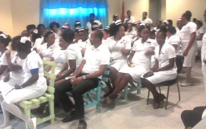 ‘Fed up’ nurses stage sit-in at Linden Hospital