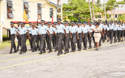 Guyana Police Force boosted by 150 new ranks